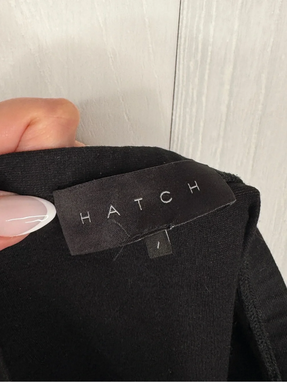 Hatch Maternity Black Ruched-Side Mini Skirt - Picture 5 of 8